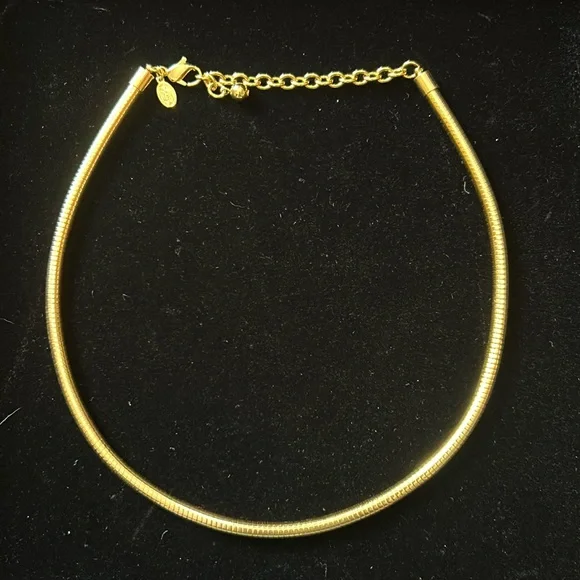 NWT Joan Rivers Gold Tone Snake Chain Necklace Signed - Picture 3 of 6